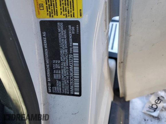 2016 MINI Countryman with VIN WMWZB3C58GWM33239, listed as a Copart auction lot 89364605 with 152,358 mi miles and Salvage title. Bid and sale history available at DreamBid. Image 12.