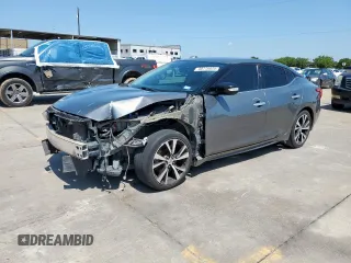 2017 Nissan Maxima SV with VIN 1N4AA6AP8HC406396, listed as a Copart auction lot 60778825 with 152,007 mi miles and Salvage title. Bid and sale history available at DreamBid. Image 1.