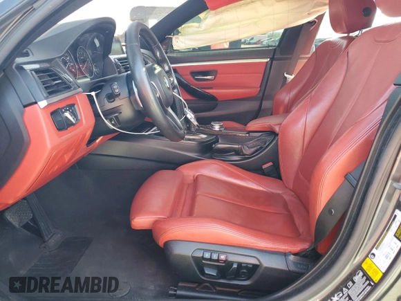 2015 BMW 4 Series 435i xDrive with VIN WBA4B3C55FD670422, listed as a Copart auction lot 45791165 with 95,786 mi miles and Non Repairable. Bid and sale history available at DreamBid. Image 7.