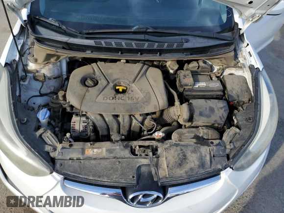 2014 Hyundai Elantra SE with VIN 5NPDH4AEXEH463978, listed as a Copart auction lot 46043825 with 155,526 mi miles and Clean Title. Bid and sale history available at DreamBid. Image 11.