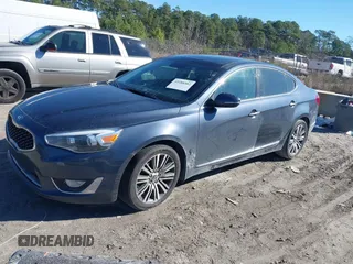 2015 Kia Cadenza Premium with VIN KNALN4D79F5170489, listed as a IAAI auction lot 41688482 with 158,340 mi miles. Bid and sale history available at carsss.com. Image 2.