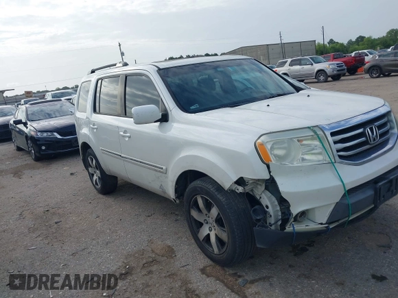2013 Honda Pilot Touring with VIN 5FNYF3H95DB031130, listed as a IAAI auction lot 42669792 with 255,280 mi miles and . Bid and sale history available at DreamBid. Image 6.