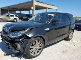 2018 Land Rover Discovery HSE Luxury with VIN SALRT2RK1JA054149, listed as a Copart auction lot 57828754 with 64,690 mi miles and Salvage Title. Bid and sale history available at carsss.com. Image 1.
