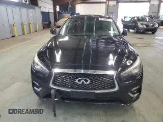 2018 Infiniti Q50 Luxe with VIN JN1EV7AR0JM431979, listed as a Copart auction lot 56108015 with 85,597 mi miles and Clean Title. Bid and sale history available at carsss.com. Image 5.