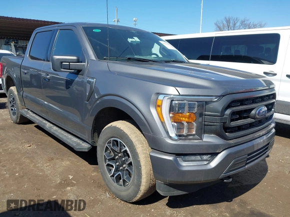2023 Ford F-150 XL with VIN 1FTFW1E5XPFA64539, listed as a IAAI auction lot 41814306 with 58,207 mi miles and . Bid and sale history available at carsss.com. Image 1.
