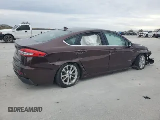 2019 Ford Fusion SE with VIN 3FA6P0LU8KR174492, listed as a Copart auction lot 46231385 with 56,888 mi miles and Salvage Title. Bid and sale history available at carsss.com. Image 3.
