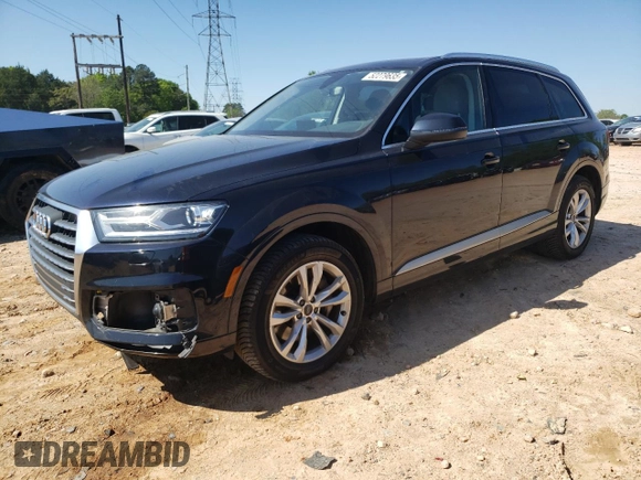 2017 Audi Q7 Premium Plus with VIN WA1LAAF75HD016052, listed as a Copart auction lot 52279635 with 136,083 mi miles and Salvage Title. Bid and sale history available at carsss.com. Image 1.