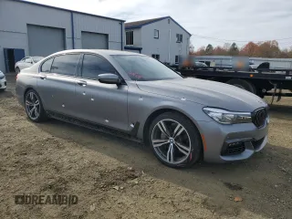 2019 BMW 7 Series 740i with VIN WBA7E2C53KB216819, listed as a Copart auction lot 76676013 with 60,928 mi miles. Bid and sale history available at carsss.com. Image 4.