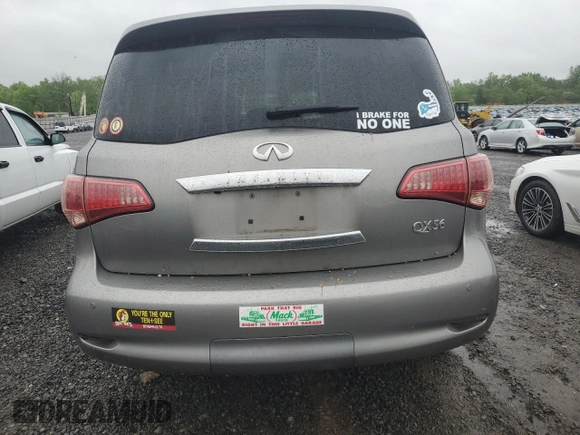 2013 Infiniti QX56 with VIN JN8AZ2NC4D9330495, listed as a Copart auction lot 56605465 with 152,443 mi miles and Clean Title. Bid and sale history available at DreamBid. Image 6.