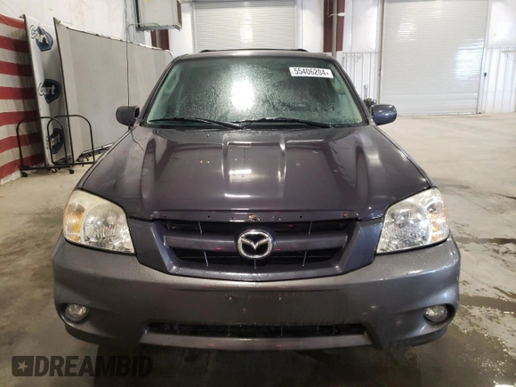 2005 Mazda Tribute i with VIN 4F2YZ92Z35KM49077, listed as a Copart auction lot 55406204 with 110,959 mi miles and Non Repairable. Bid and sale history available at carsss.com. Image 5.