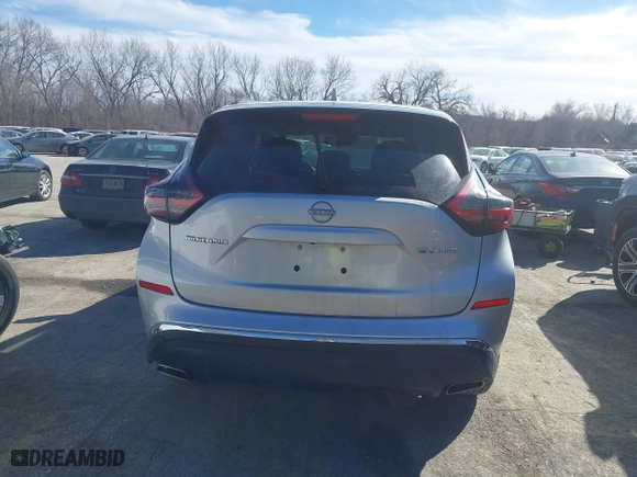 2023 Nissan Murano SV with VIN 5N1AZ2BS9PC126639, listed as a IAAI auction lot 41676580 with 48,864 mi miles. Bid and sale history available at carsss.com. Image 16.
