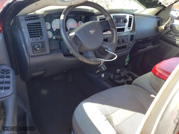 2007 Dodge Ram 2500 SLT with VIN 1D7KS28C37J564698, listed as a Copart auction lot 47464775 with 0 mi miles and Salvage Title. Bid and sale history available at carsss.com. Image 8.