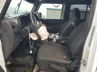 2018 Jeep Wrangler Unlimited Sport S with VIN 1C4BJWDGXJL849522, listed as a Copart auction lot 48964995 with 104,910 mi miles and Salvage title. Bid and sale history available at DreamBid. Image 7.