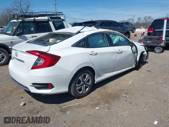 2016 Honda Civic Sedan LX with VIN 19XFC2F54GE018440, listed as a IAAI auction lot 41842654 with 99,315 mi miles. Bid and sale history available at carsss.com. Image 4.