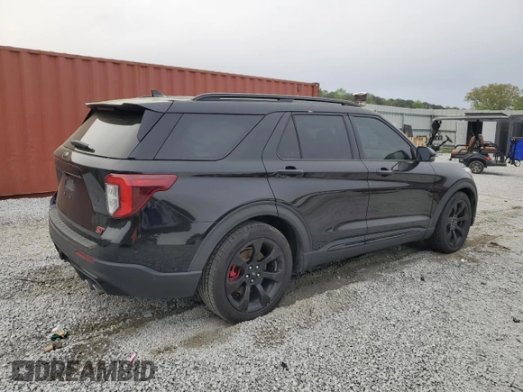 2020 Ford Explorer ST with VIN 1FM5K8GC2LGC73205, listed as a Copart auction lot 51080725 with 128,257 mi miles and Salvage Title. Bid and sale history available at DreamBid. Image 3.