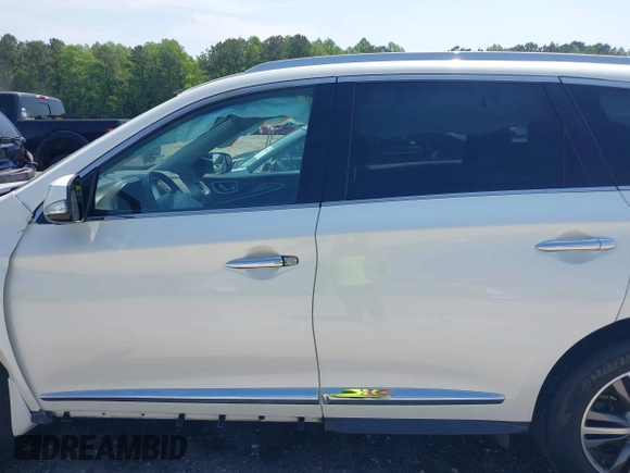 2019 Infiniti QX60 Luxe with VIN 5N1DL0MN7KC501009, listed as a IAAI auction lot 42145494 with 130,375 mi miles and . Bid and sale history available at DreamBid. Image 14.