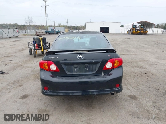2009 Toyota Corolla with VIN 2T1BU40E89C157455, listed as a IAAI auction lot 41952016 with 211,792 mi miles. Bid and sale history available at carsss.com. Image 16.