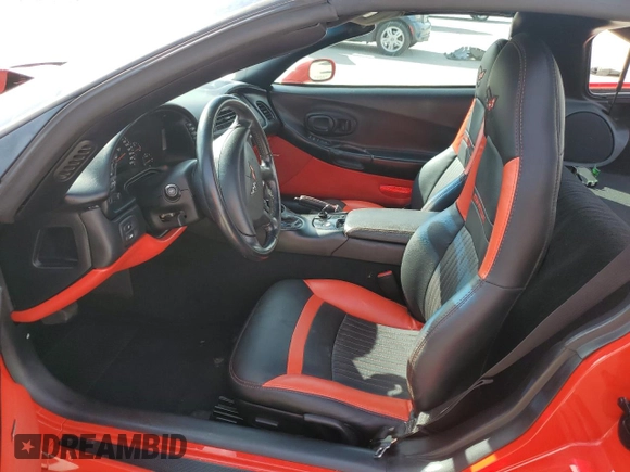 2002 Chevrolet Corvette with VIN 1G1YY22G125112810, listed as a Copart auction lot 48339965 with 100 mi miles and Salvage Title. Bid and sale history available at carsss.com. Image 7.