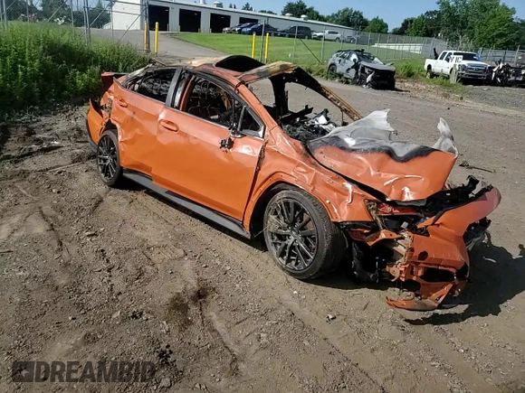 2023 Subaru WRX Limited with VIN JF1VBAL67P9806595, listed as a Copart auction lot 61837955 with Not provided miles and Salvage title. Bid and sale history available at DreamBid. Image 12.