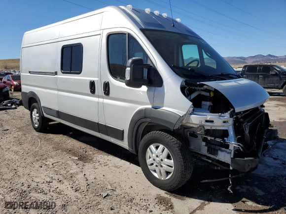 2019 Ram ProMaster Cargo Van with VIN 3C6TRVDG4KE523109, listed as a Copart auction lot 45537425 with 47,789 mi miles and Salvage Title. Bid and sale history available at carsss.com. Image 4.