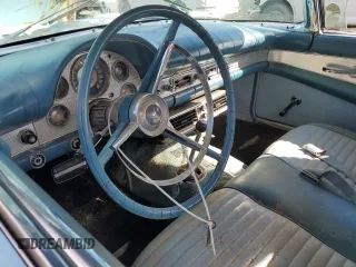 1958 Ford Thunderbird with VIN D7FH157160, listed as a Copart auction lot 80858054 with 16,024 mi miles and Salvage Title. Bid and sale history available at DreamBid. Image 8.