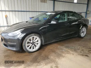 2022 Tesla Model 3 with VIN 5YJ3E1EA0NF369620, listed as a Copart auction lot 54424025 with 94,256 mi miles and Clean Title. Bid and sale history available at DreamBid. Image 1.
