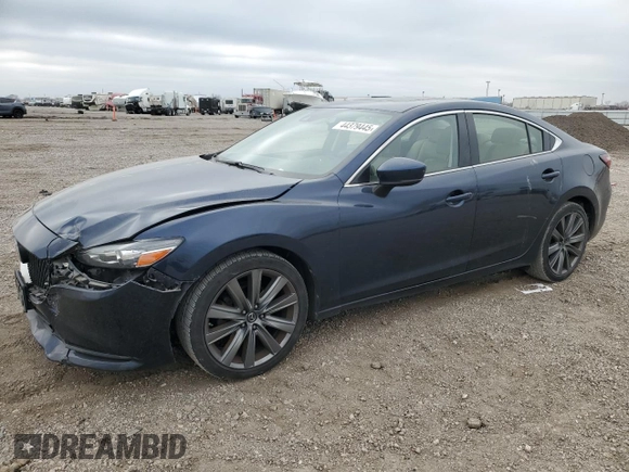 2018 Mazda Mazda6 Touring with VIN JM1GL1VM1J1324271, listed as a Copart auction lot 44379445 with 92,146 mi miles and Salvage Title. Bid and sale history available at carsss.com. Image 1.