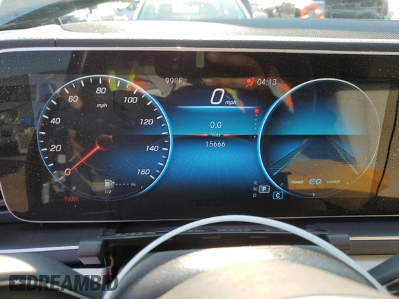 2022 Mercedes-Benz GLS 450 with VIN 4JGFF5KE5NA778063, listed as a Copart auction lot 73613114 with 15,666 mi miles and Salvage Title. Bid and sale history available at DreamBid. Image 9.