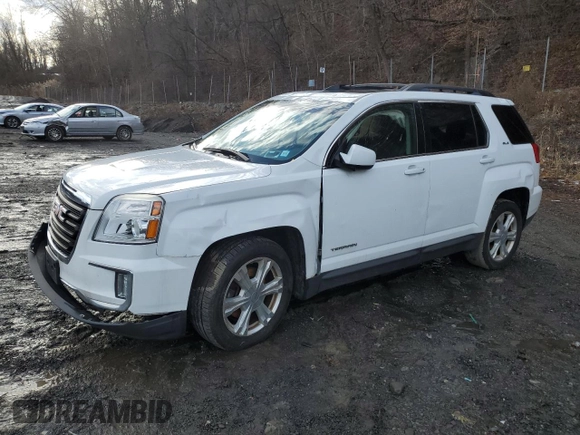 2017 GMC Terrain SLE with VIN 2GKFLTEK6H6108241, listed as a Copart auction lot 86802244 with 80,736 mi miles and Salvage Title. Bid and sale history available at carsss.com. Image 1.