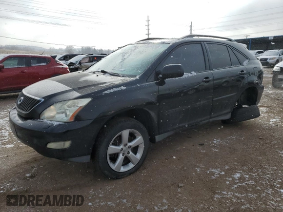 2007 Lexus RX 350 with VIN 2T2HK31U37C044022, listed as a Copart auction lot 46143145 with 253,496 mi miles and Salvage Title. Bid and sale history available at DreamBid. Image 1.