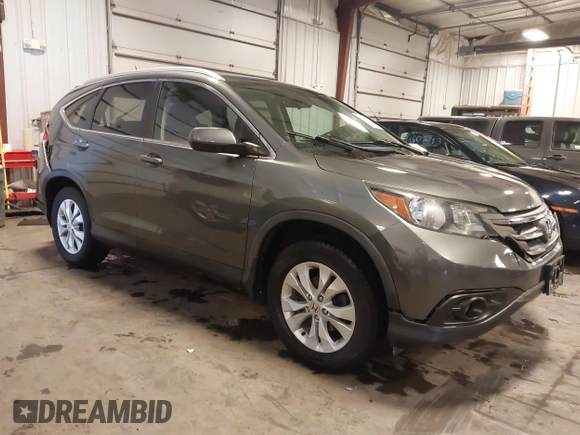 2014 Honda CR-V EX-L with VIN 5J6RM4H76EL043214, listed as a IAAI auction lot 41579664 with 124,681 mi miles. Bid and sale history available at carsss.com. Image 1.