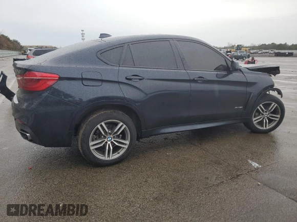 2018 BMW X6 xDrive35i with VIN 5UXKU2C55J0X51434, listed as a Copart auction lot 39094664 with 45,417 mi miles. Bid and sale history available at carsss.com. Image 3.