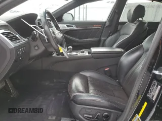 2018 Genesis G80 3.3T Sport with VIN KMHGN4JB5JU222384, listed as a Copart auction lot 42036785 with 38,516 mi miles and Salvage Title. Bid and sale history available at carsss.com. Image 7.