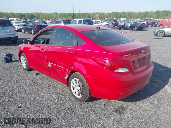 2014 Hyundai Accent GLS with VIN KMHCT4AE1EU739427, listed as a IAAI auction lot 42101934 with 29,298 mi miles and . Bid and sale history available at carsss.com. Image 3.