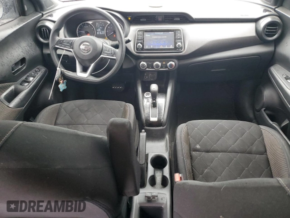 2020 Nissan Kicks S with VIN 3N1CP5BV6LL518848, listed as a Copart auction lot 42243195 with 56,749 mi miles and Salvage Title. Bid and sale history available at DreamBid. Image 8.