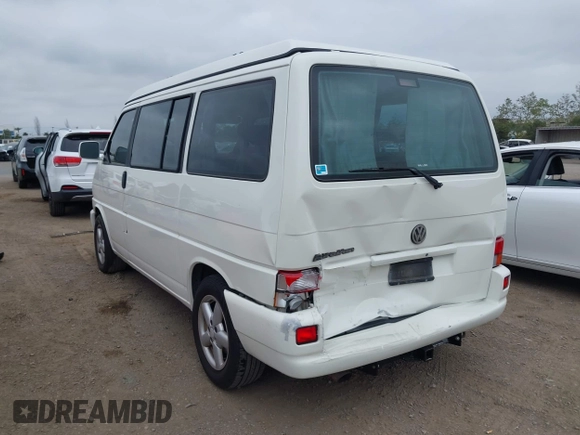 2001 Volkswagen EuroVan MV with VIN WV2NB470X1H144656, listed as a IAAI auction lot 42014536 with 230,707 mi miles and . Bid and sale history available at DreamBid. Image 6.