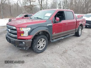 2015 Ford F-150 XLT with VIN 1FTEW1EP0FKE95314, listed as a IAAI auction lot 41471793 with 107,715 mi miles. Bid and sale history available at carsss.com. Image 17.