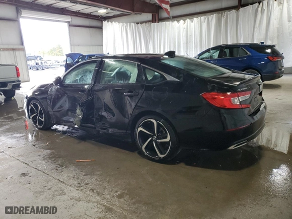 2022 Honda Accord Sedan Sport SE with VIN 1HGCV1F43NA071341, listed as a Copart auction lot 76015354 with 8,806 mi miles and Salvage Title. Bid and sale history available at carsss.com. Image 2.