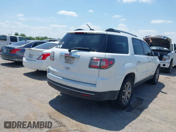 2016 GMC Acadia SLT with VIN 1GKKRRKD8GJ281959, listed as a IAAI auction lot 42052576 with 207,816 mi miles. Bid and sale history available at carsss.com. Image 4.