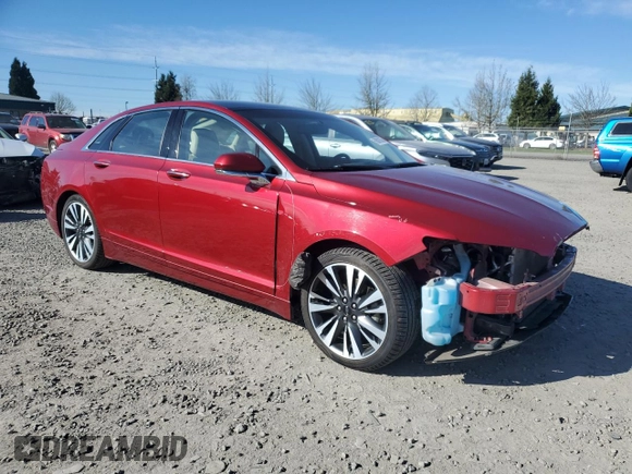 2017 Lincoln MKZ Hybrid Reserve with VIN 3LN6L5MU1HR659854, listed as a Copart auction lot 50583535 with 53,982 mi miles and Salvage Title. Bid and sale history available at DreamBid. Image 4.