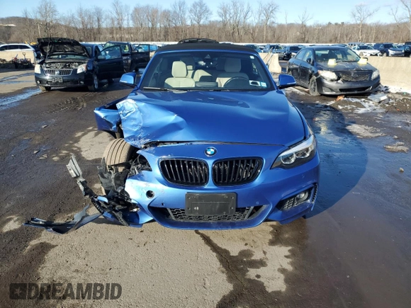 2020 BMW 2 Series 230i xDrive with VIN WBA2K1C08L7E75847, listed as a Copart auction lot 44689825 with 59,678 mi miles and Salvage Title. Bid and sale history available at carsss.com. Image 5.