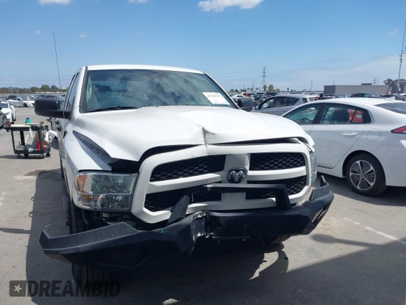 2018 Ram 1500 Tradesman with VIN 1C6RR6FG8JS166266, listed as a IAAI auction lot 42128397 with 76,106 mi miles and . Bid and sale history available at DreamBid. Image 12.