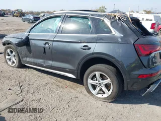 2021 Audi Q5 Premium with VIN WA1AAAFY0M2012819, listed as a IAAI auction lot 40718190 with Not provided miles and . Bid and sale history available at DreamBid. Image 3.