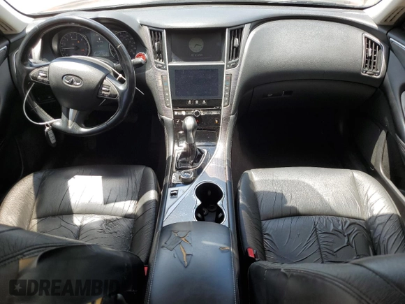 2014 Infiniti Q50 Premium z VIN JN1BV7AP4EM678784, wystawiony jako Copart lot #56641775 z przebiegiem 225 507 mil mil oraz Czysty tytuł • Clean title. Historia ofert i sprzedaży dostępna na DreamBid. Obrazek 8.