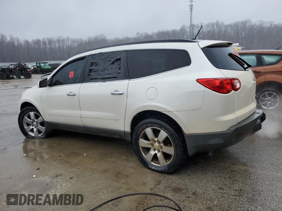 2012 Chevrolet Traverse 1LT with VIN 1GNKRGED5CJ302876, listed as a Copart auction lot 44914135 with 217,334 mi miles and Clean Title. Bid and sale history available at DreamBid. Image 2.