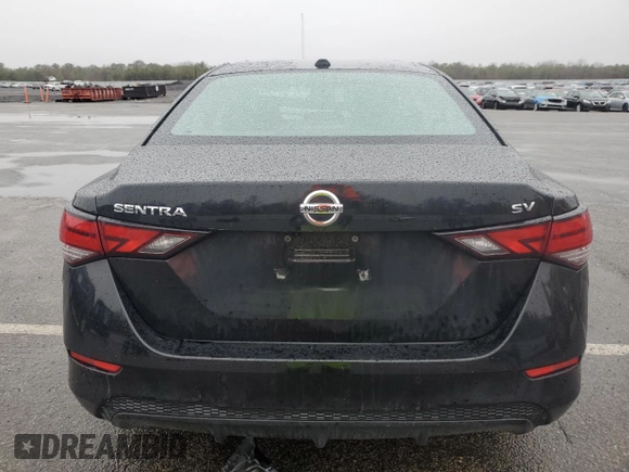 2020 Nissan Sentra SV with VIN 3N1AB8CVXLY283279, listed as a Copart auction lot 49406865 with Not Provided miles and Salvage Title. Bid and sale history available at DreamBid. Image 6.
