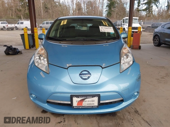 2015 Nissan LEAF SV with VIN 1N4AZ0CP3FC332529, listed as a IAAI auction lot 41760939 with 60,503 mi miles. Bid and sale history available at carsss.com. Image 12.