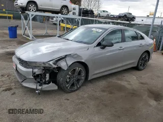 2022 Kia K5 GT-Line with VIN 5XXG64J26NG145425, listed as a Copart auction lot 47394245 with 28,472 mi miles and Salvage Title. Bid and sale history available at carsss.com. Image 1.