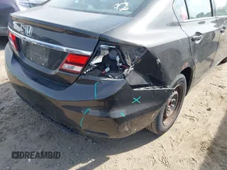 2013 Honda Civic LX with VIN 19XFB2F50DE206161, listed as a IAAI auction lot 41773555 with 165,733 mi miles and . Bid and sale history available at DreamBid. Image 6.