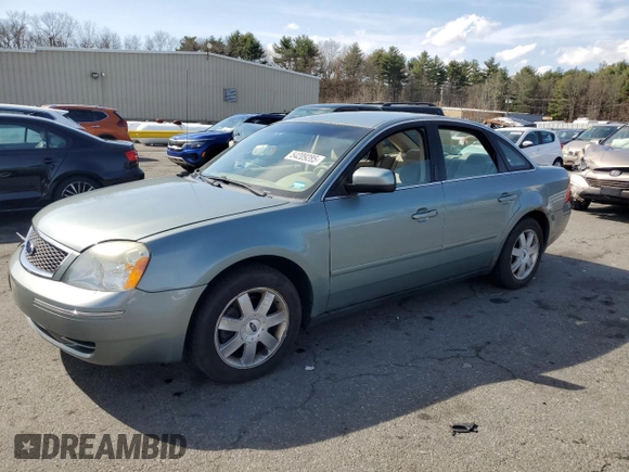 2005 Ford Five Hundred SE z VIN 1FAFP23185G157074, wystawiony jako Copart lot #54209285 z przebiegiem 195 519 mil mil oraz Szkody całkowita. Historia ofert i sprzedaży dostępna na DreamBid. Obrazek 1.
